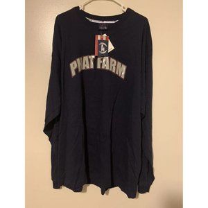VINTAGE  PHAT FARM LONG SLEEVE SHIRT HIP HOP ICON Sz. XXL GRAPHIC DESIGN